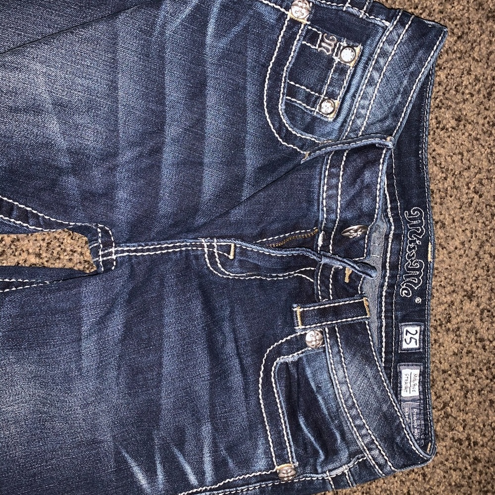 Size 25 straight leg miss me jeans